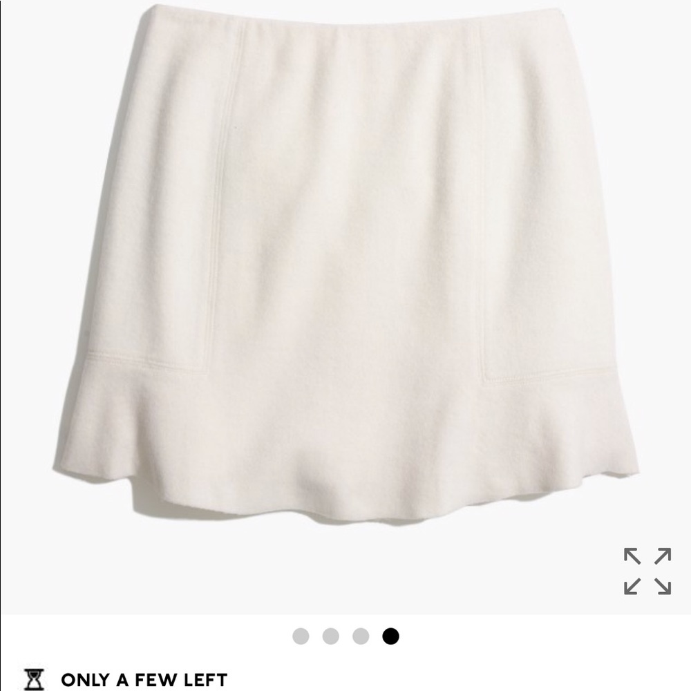 Madewell Felted wool skirt. Lined. Never worn. - Picture 1 of 8
